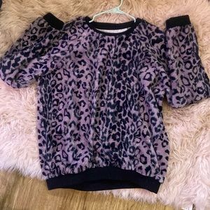 Spirit Hood cheetah sweater.
